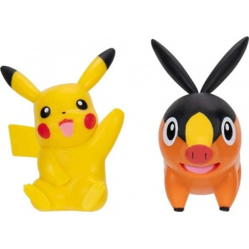 Pokemon Figures First Partner W6 (3 Designs) – Jazwares Tepig & Pikachu, Pkw4067, JW003355-W06 191726755814