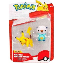 Pokemon Figures First Partner W6 (3 Designs) – Jazwares Oshawott & Pikachu, Pkw4068, JW003355-W06 191726755821