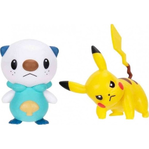 Pokemon Φιγούρες First Partner W6 (3 Σχέδια) – Jazwares oshawott & pikachu, pkw4068, JW003355-W06 191726755821