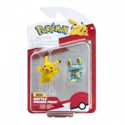 Pokemon Φιγούρες First Partner W7 (3 Σχέδια) – Jazwares Pikachu & Froakie JW003355-W07 191726755852