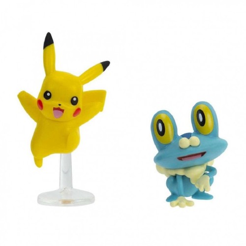Pokemon Φιγούρες First Partner W7 (3 Σχέδια) – Jazwares Pikachu & Froakie JW003355-W07 191726755852