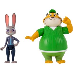 Jazwares Zootopia Zootropolis 2 Figure 3-Inch 2-Pack - Judy Hopps With Clawhauser, Σετ Φιγούρες 2Τμχ 8Εκ. JWZ00061 191726956716