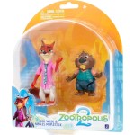 Jazwares zootropolis 2 figure 3-inch 2-pack - nick wilde with nibbles maplestick, of JWZ00061 191726956709