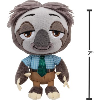 Jazwares zootropolis 2 little core plush - flash, official zootopia 2 movie plush to JWZ00033 191726954651