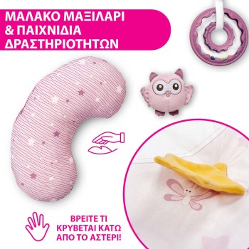 Chicco Γυμναστήριο Δραστηριοτήτων Χαρούμενα Χρώματα Ροζ Για 0+ Μηνών Y01-09866-10 8058664112531