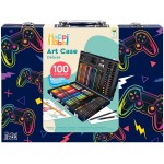 As company HappiHobbi κασετίνα ζωγραφικής Deluxe Βιντεοπαιχνίδι με 100 αξεσουάρ για 3+ Χρονών 1038-82064 5203068820640