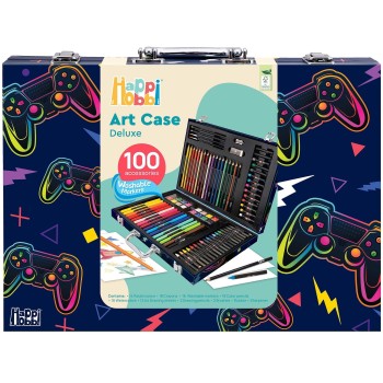 As company Happihobbi Painting box Deluxe Video Game With 100 Accessories for 3+ Years 1038-82064 5203068820640