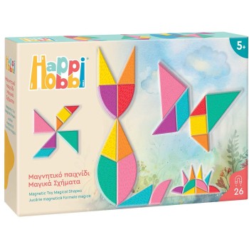 As company Happihobbi Magic Shapes 26 Educational Paper Magnets For 5+ Years 1029-64078 5203068640781