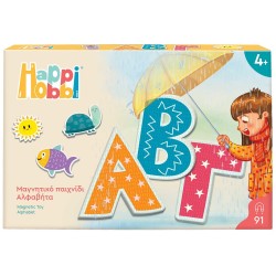 As company Happihobbi Αλφαβήτα 91 Εκπαιδευτικοί Χάρτινοι μαγνήτες για 4+ Χρονών 1029-64075 5203068640750