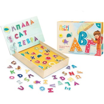 As company Happihobbi Alphabet 91 Educational Paper Magnets for 4+ Years 1029-64075 5203068640750