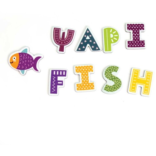 As company Happihobbi Alphabet 91 Educational Paper Magnets for 4+ Years 1029-64075 5203068640750