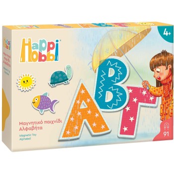 As company Happihobbi Alphabet 91 Educational Paper Magnets for 4+ Years 1029-64075 5203068640750