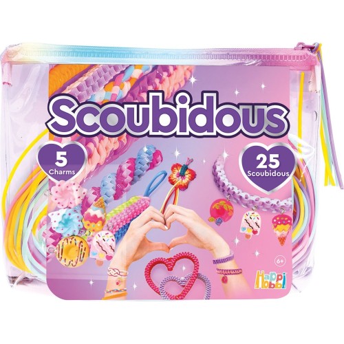 As company Happihobbi Scoubidous Τσαντάκι Με 25 Scoubidous and Αξεσουάρ Για 6+ 1080-25569 5203068255695