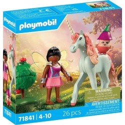 Playmobil Magic Unicorns Collectible Unicorn Sky Rose With Fairy 71841 4008789718419