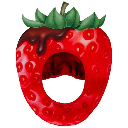 fun world One Size Strawberry hat 7945 5212054710735