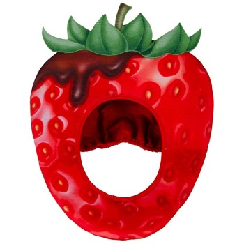fun world One Size Strawberry hat 7945 5212054710735