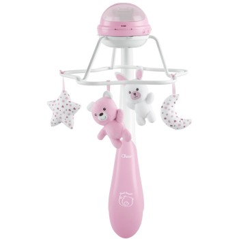 Chicco Baby Play Cradle Projector Pink For 0+ Months Y01-11041-10 8058664153268