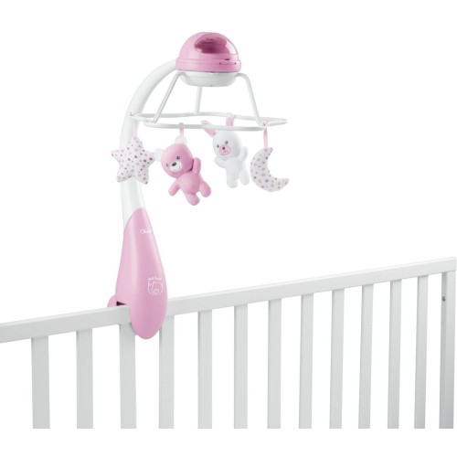Chicco Baby Play Cradle Projector Pink For 0+ Months Y01-11041-10 8058664153268