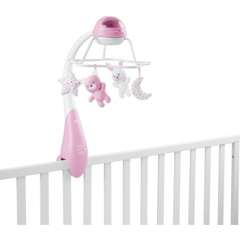 Chicco Baby Play Cradle Projector Pink For 0+ Months Y01-11041-10 8058664153268