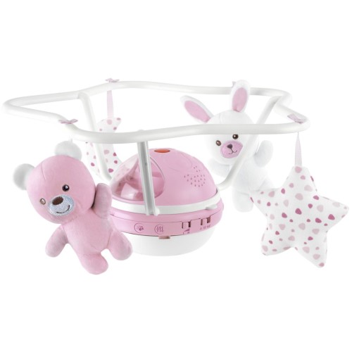 Chicco Baby Play Cradle Projector Pink For 0+ Months Y01-11041-10 8058664153268