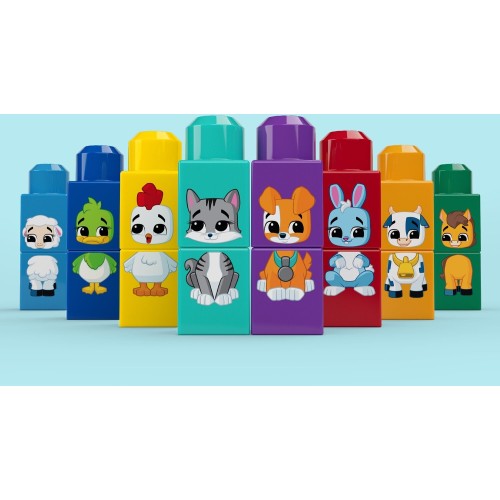 mega blocks - τρακτερ με ζωακια JKG33 194735349043