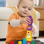 Mega Bloks First Builders Build & Match Animal Tractor Block Toy (30 Pieces) for Toddler JKG33 194735349043