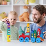 Mega Bloks First Builders Build & Match Animal Tractor Block Toy (30 Pieces) for Toddler JKG33 194735349043