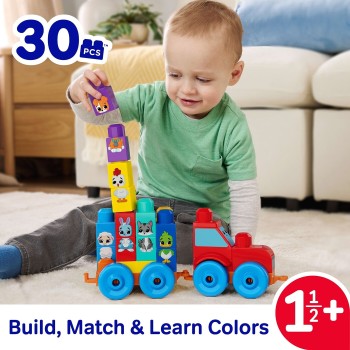 mega blocks - τρακτερ με ζωακια JKG33 194735349043