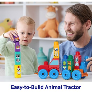 mega blocks - τρακτερ με ζωακια JKG33 194735349043