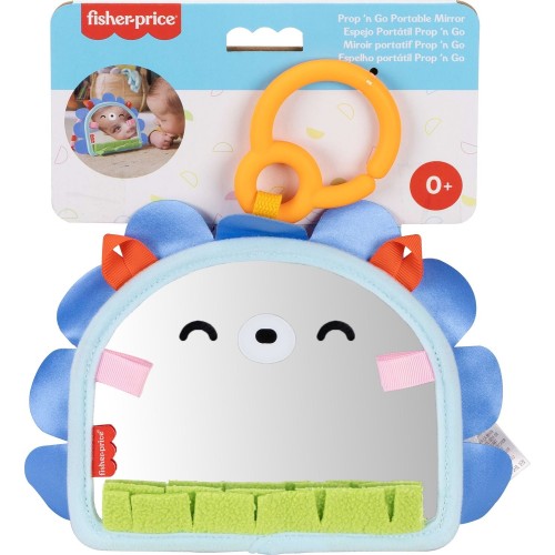 Mattel Fisher-Price Prop 'N Go Portable Mirror Baby Tummy Time Sensory Activity Toy For Newborns JHB45 194735327065