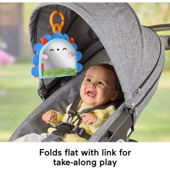 Mattel Fisher-Price Prop 'N Go Portable Mirror Baby Tummy Time Sensory Activity Toy For Newborns JHB45 194735327065