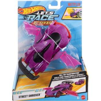 Mattel Hot Wheels Let’s Race Activate! Toy Car or Truck From the Netflix Show With Surprise Reveal (styles May Vary) JJX15 / JJX