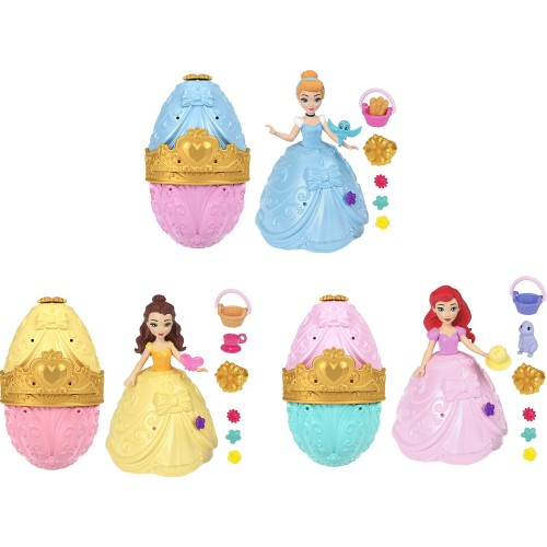 Mattel Disney Princess Μίνι Κούκλες - Αυγουλακι Εκπληξη Cdu 6 Σχεδια JHG92 / JHG95 194735331390
