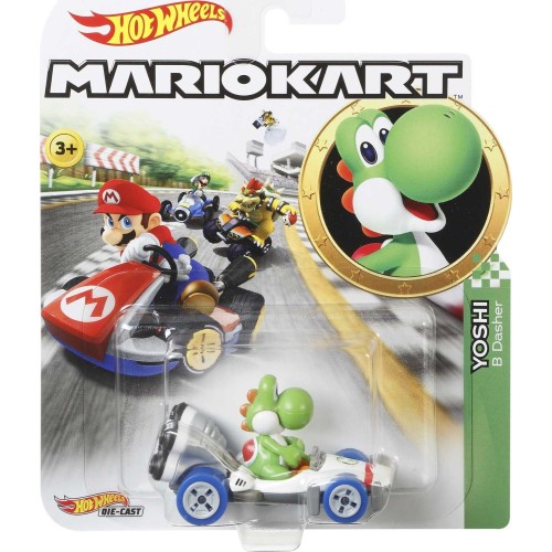 Mattel Hot Wheels Mario Kart Collection Of 1:64 Scale Die-Cast Replica Vehicles, Toy Collectibles GBG25 / GBG29 887961714487