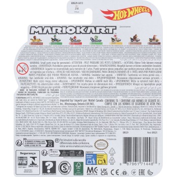 Mattel Hot Wheels Mario Kart Collection Of 1:64 Scale Die-Cast Replica Vehicles, Toy Collectibles GBG25 / GBG29 887961714487