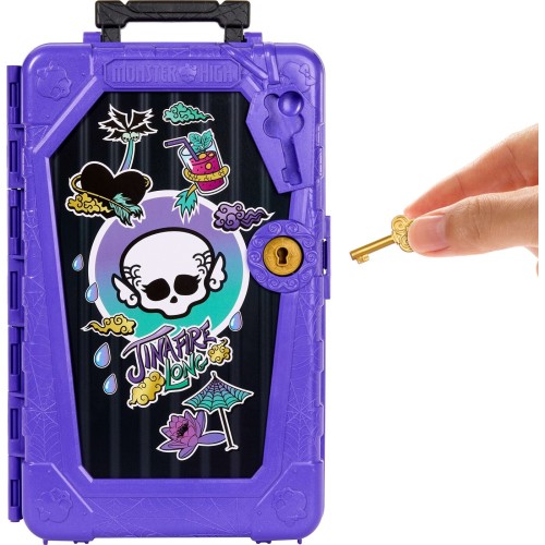 Mattel Monster High Skulltimate Secrets Gore-Geous Oasis Playset, Jinafire Long Doll And Accessories JDR52 194735288892