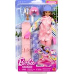 Mattel Barbie Careers Snowboarder Doll In Pink Jacket With 10+ Accessories Including Color-Change Snowboard JKF78 194735348626