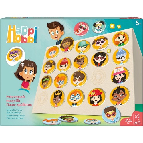 As company Happihobbi Who's Hiding? 60 Educational Paper Magnets For 5+ Years 1029-64083 5203068640835