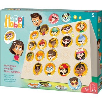 As company Happihobbi Who's Hiding? 60 Educational Paper Magnets For 5+ Years 1029-64083 5203068640835