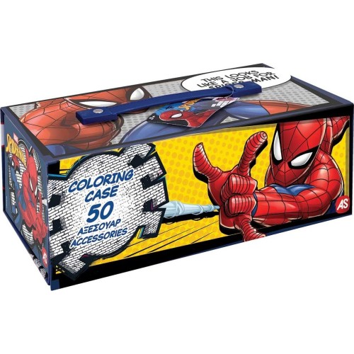 As company as σετ ζωγραφικής σε χάρτινο βαλιτσάκι spider-man για 3+ 1023-69008 5203068690083