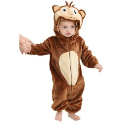 fun world Bebe Halloween Monkey Costume 0-6 Months 0-6 Months 8006-1 5212054711060