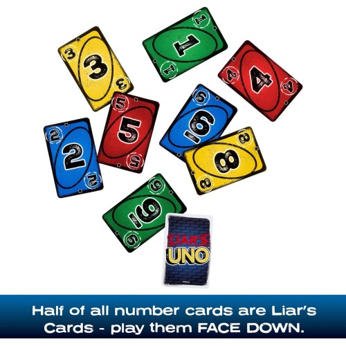 mattel uno liars uno liars JLH43 194735364275