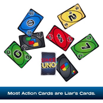 mattel uno liars uno liars JLH43 194735364275