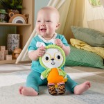Mattel Fisher-price Friendship Forest Cuddle & Chime Bunny Plush Baby Sensory Toy With Teether JLB87 194735360420
