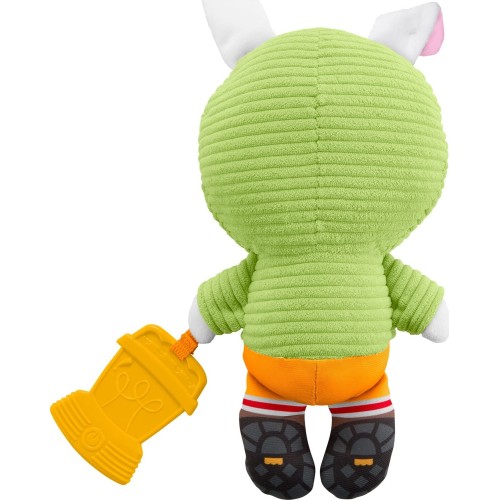 Mattel Fisher-price Friendship Forest Cuddle & Chime Bunny Plush Baby Sensory Toy With Teether JLB87 194735360420