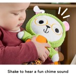 Mattel Fisher-price Friendship Forest Cuddle & Chime Bunny Plush Baby Sensory Toy With Teether JLB87 194735360420