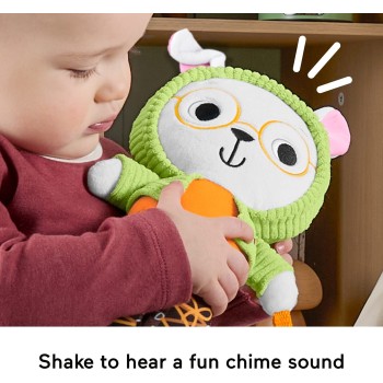 Mattel Fisher-price Friendship Forest Cuddle & Chime Bunny Plush Baby Sensory Toy With Teether JLB87 194735360420