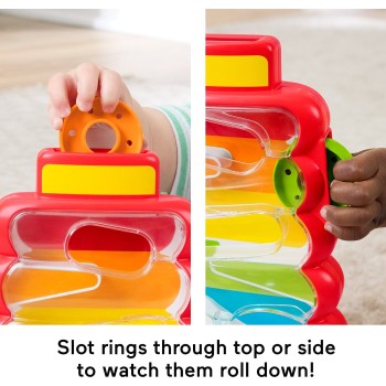 Mattel fisher-price κλασικη πυραμιδα - παιχνιδι με κρικους JLB81 194735360475