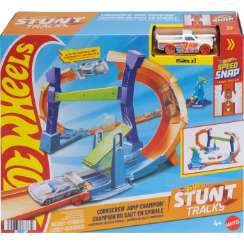 Mattel hot wheels hw stunt νεες αγωνιστικες πιστες stunt tracks corkscrew JLM90 / JLM91 194735367665