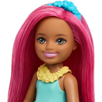 Mattel Barbie Chelsea Royal Small Doll With Pink Hair, Removable Skirt, Shoes & Hair Accessory, 6-inch JKH54 / JKH59 19473539639